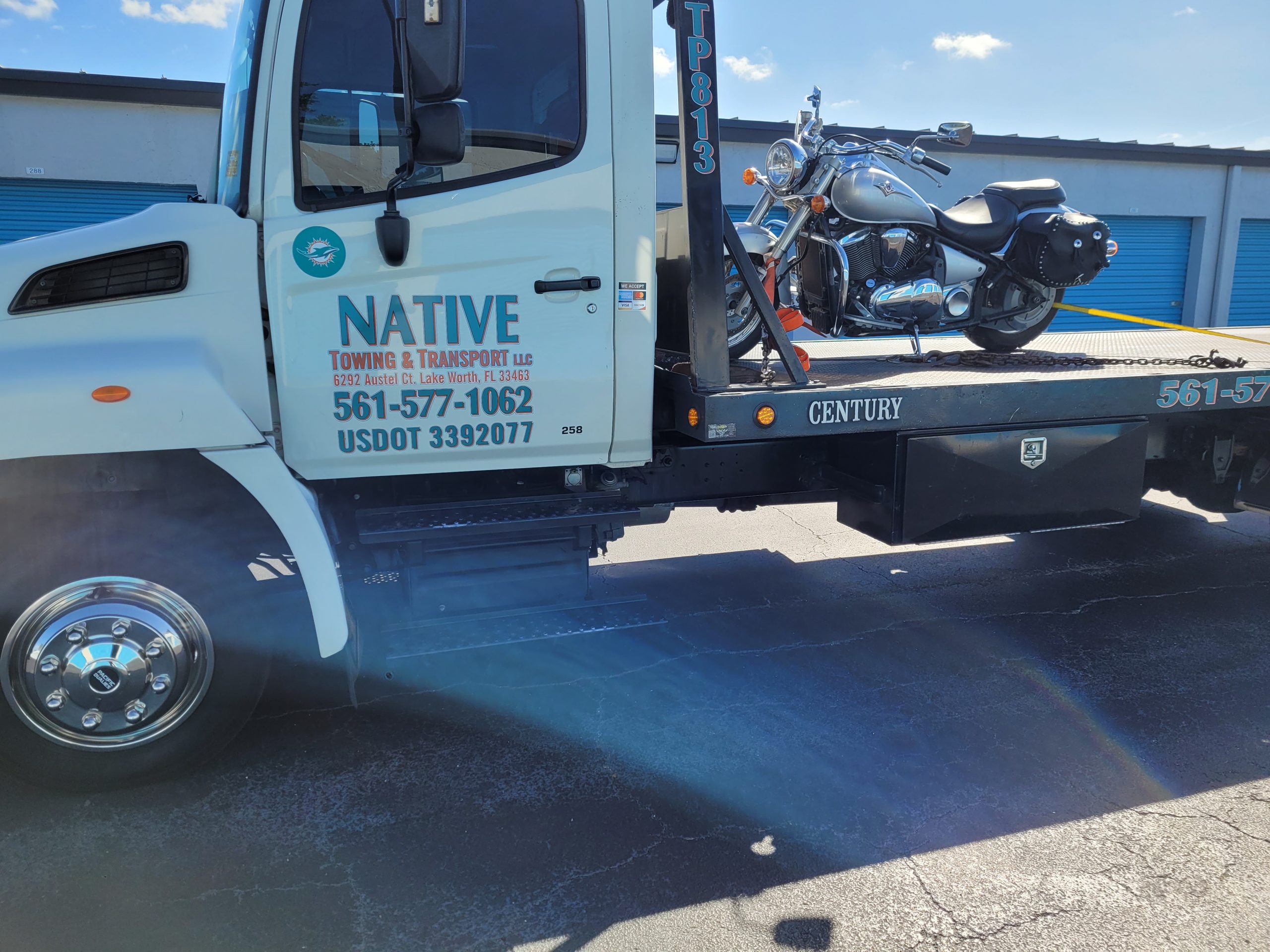 Motorcycle Towing in West Palm Beach